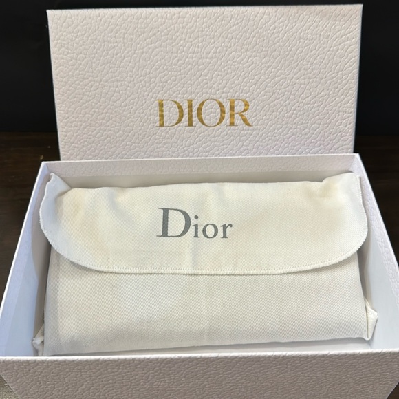 Dior Cannage Black Lambskin Wallet on a Chain WOC - Picture 10 of 11